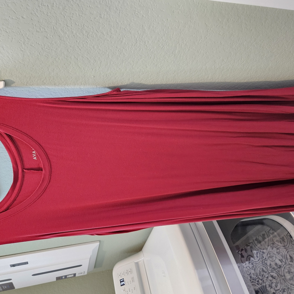 Red Sleeveless Dress